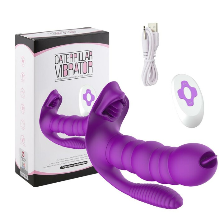 Remote Control mermaid G-spot Tongue Vibrator