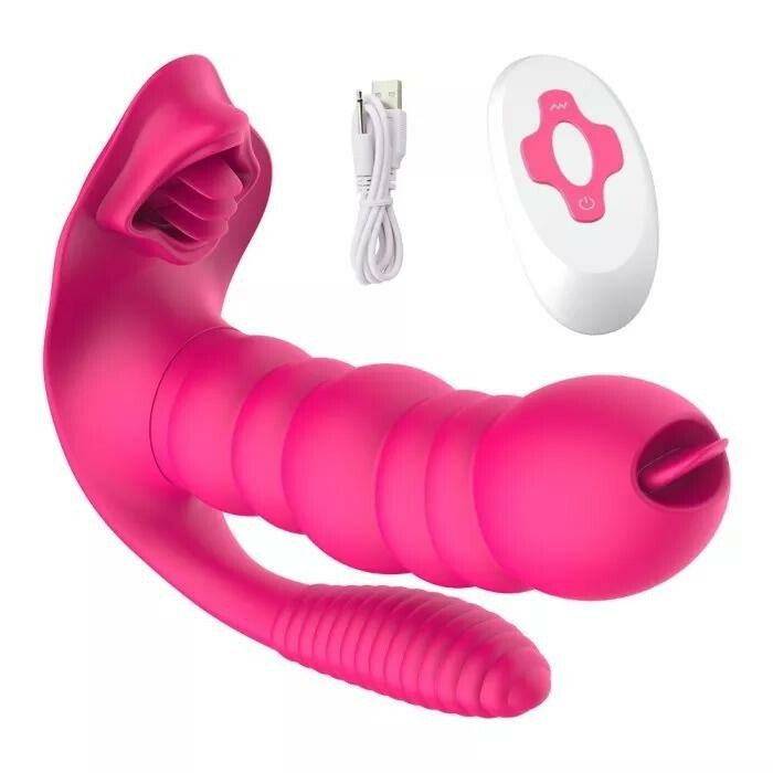 Remote Control mermaid G-spot Tongue Vibrator