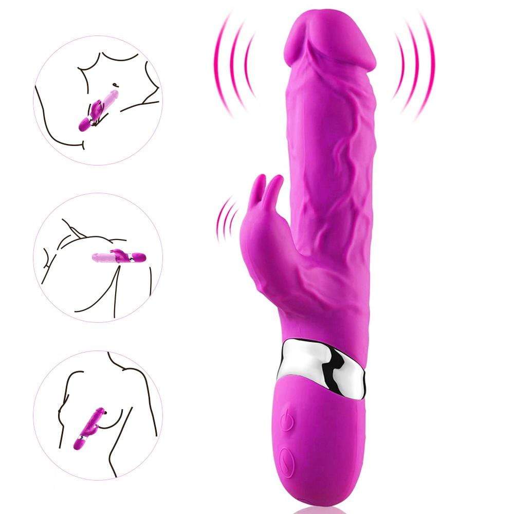 Dual Heads Rabbit Vibrator