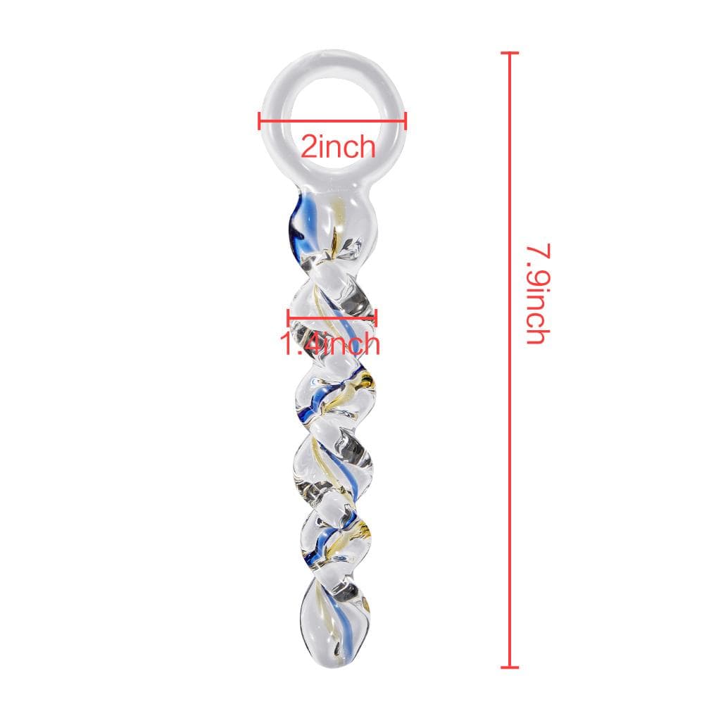 Transparent Spiral Pussy Anal Plug