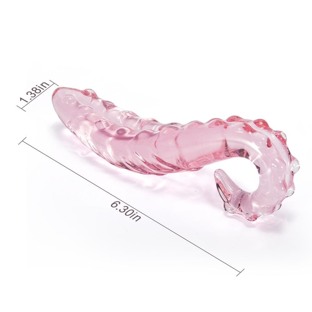 Crystal Pink Seahorse-like Pussy Anal Plug