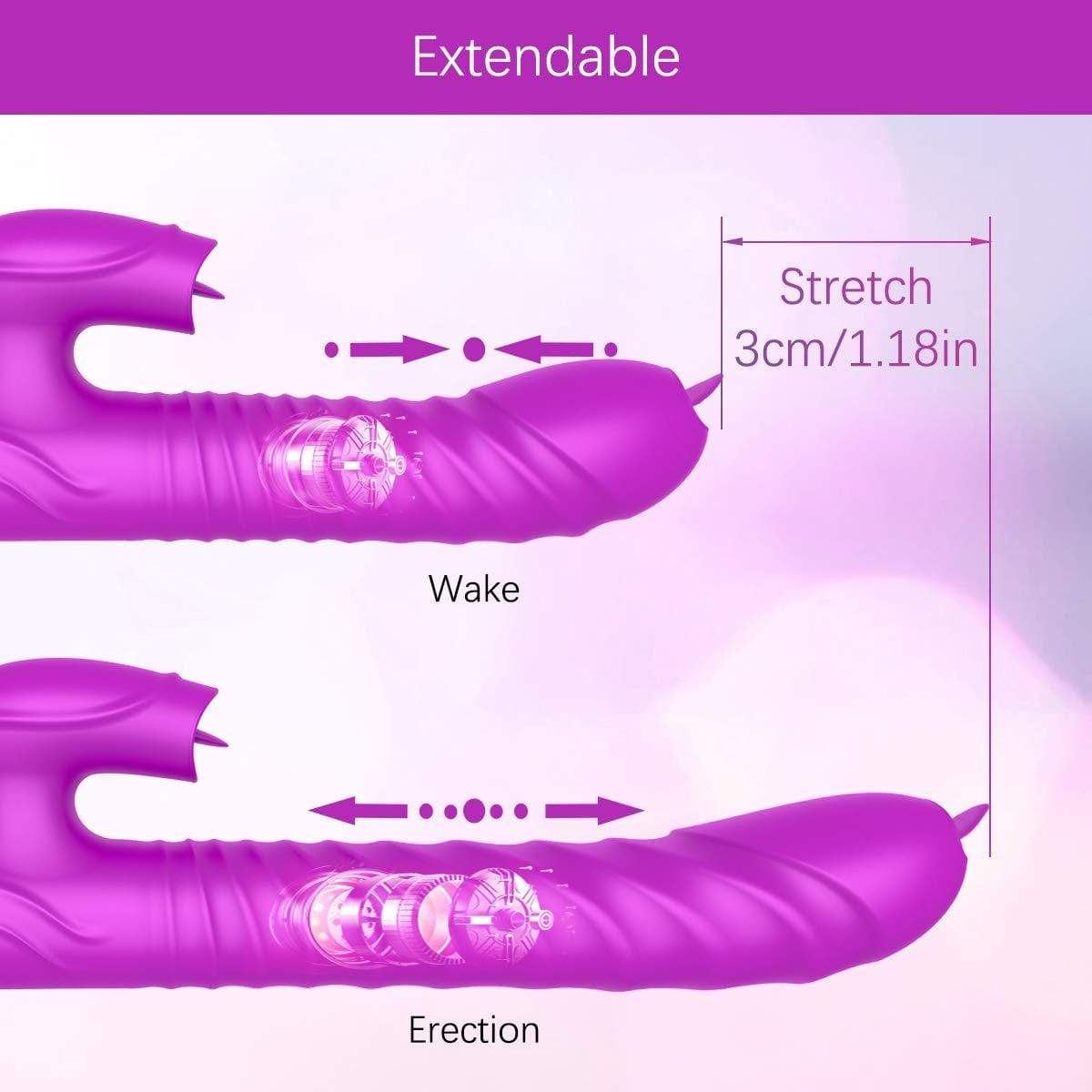 G-Spot Rabbit Vibrator Vibrating Dildo