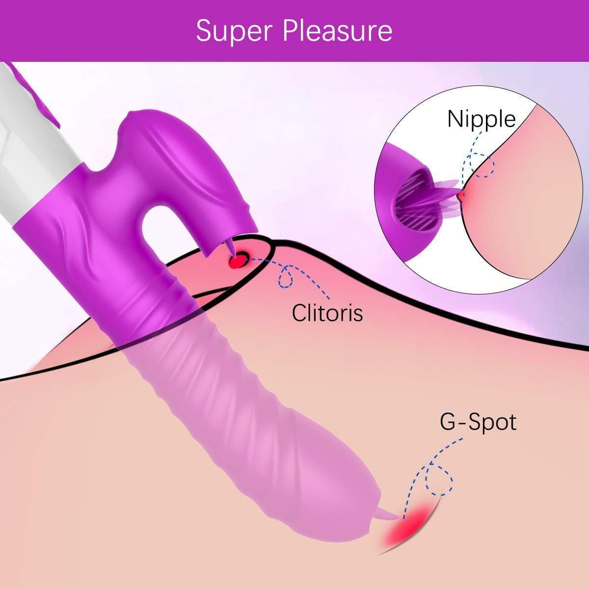 G-Spot Rabbit Vibrator Vibrating Dildo